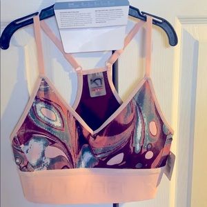 KARI TRAA S/P SPORYS BRA NEW W TAGS in Flush